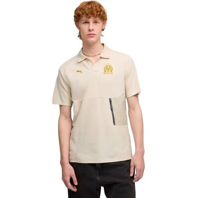 Polo OM Pumatech Blanc L Polo OM Pumatech Blanc L