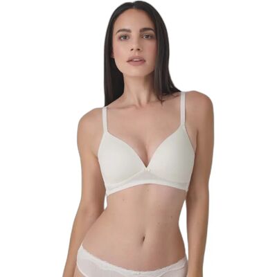 Vrouwenbeha Sassa Bamboo Jacquard Blanc 100C Vrouwenbeha Sassa Bamboo Jacquard Blanc 100C