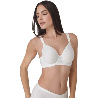 Vrouwenbeha Sassa Stripe Jacquard Blanc 90B Vrouwenbeha Sassa Stripe Jacquard Blanc 90B