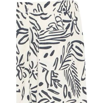 Elastische short Solid Liam Aop Blanc L Elastische short Solid Liam Aop Blanc L