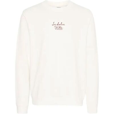 Sweatshirt Solid Parly Blanc L Sweatshirt Solid Parly Blanc L