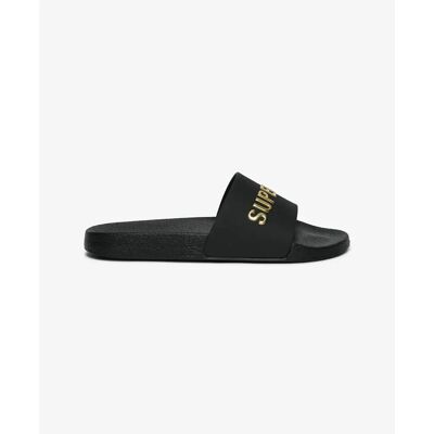 Meisjespantoffels Superdry Premium Metallic Noir 3/4 ans Meisjespantoffels Superdry Premium Metallic Noir 3/4 ans