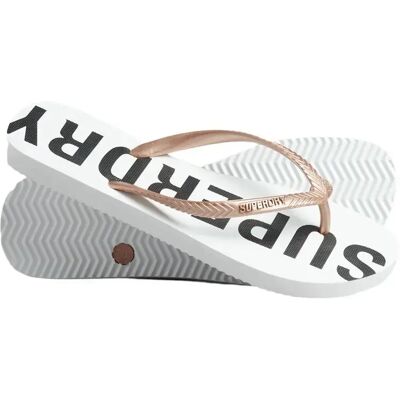 Vrouwenslippers Superdry Code Core Blanc 36/37 Vrouwenslippers Superdry Code Core Blanc 36/37