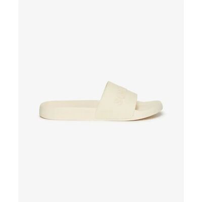 Vegan meisjes zwembadsandalen met logo Superdry Blanc 3/4 ans Vegan meisjes zwembadsandalen met logo Superdry Blanc 3/4 ans