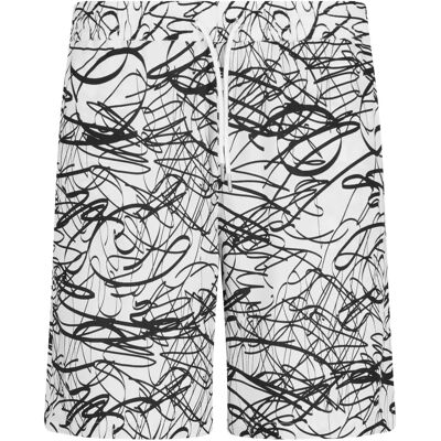 Korte Urban Classics Viscose AOP Resort Blanc L Korte Urban Classics Viscose AOP Resort Blanc L
