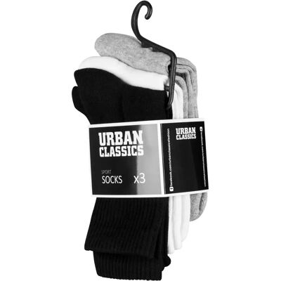 Sokken Urban Classics (x3) Noir 47/50 Sokken Urban Classics (x3) Noir 47/50