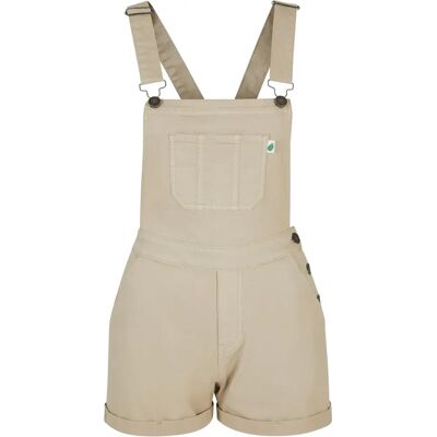 Korte biologische damesoverall Urban Classics Blanc 4XL Korte biologische damesoverall Urban Classics Blanc 4XL