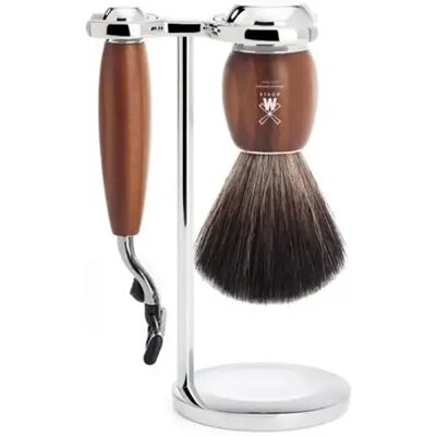 Kit de rasage Mühle Vivo Mach3® Prunier (x3) Noir TU Kit de rasage Mühle Vivo Mach3® Prunier (x3) Noir TU