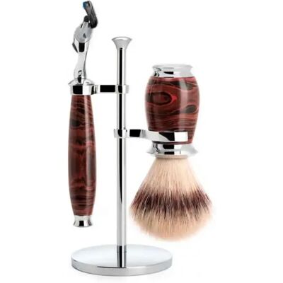 Kit de rasage Mühle Ebonite Fusion (x3) Marron TU Kit de rasage Mühle Ebonite Fusion (x3) Marron TU