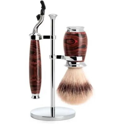 Kit de rasage Mühle Ebonite Mach3® (x3) Marron TU Kit de rasage Mühle Ebonite Mach3® (x3) Marron TU