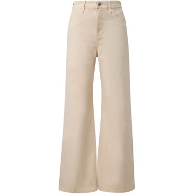 Jeans wide leg reguliere pasvorm met wijde pijpen nabehandeling vrouw s.Oliver Marron 34x32 Jeans wide leg reguliere pasvorm met wijde pijpen nabehandeling vrouw s.Oliver Marron 34x32