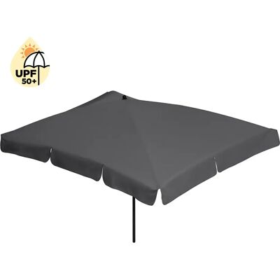 Rechthoekige parasol Fare Gris 200 cm Rechthoekige parasol Fare Gris 200 cm