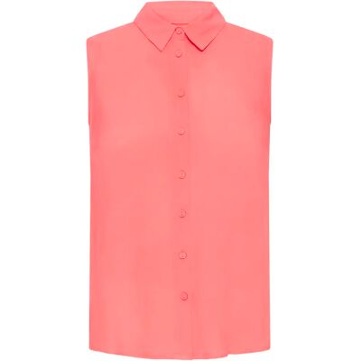 Vrouwenblouse Ichi IHVera To9 Rouge 40 Vrouwenblouse Ichi IHVera To9 Rouge 40