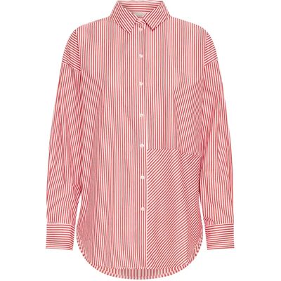 Vrouwenblouse Ichi IHGarmi Rouge 34 Vrouwenblouse Ichi IHGarmi Rouge 34