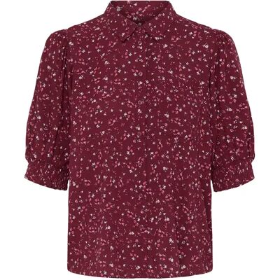 Vrouwenblouse Ichi IHVera 26 Rouge 38 Vrouwenblouse Ichi IHVera 26 Rouge 38