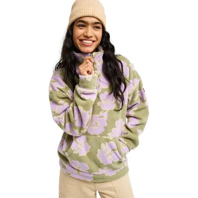Damesfleece 1/2 rits Roxy Live Out Loud Vert S Damesfleece 1/2 rits Roxy Live Out Loud Vert S