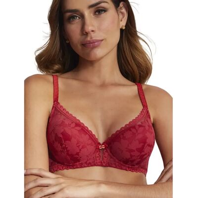 Voorgevormde damesbh met decolleté Selmark Gabrielle Mariage Rouge 90B Voorgevormde damesbh met decolleté Selmark Gabrielle Mariage Rouge 90B