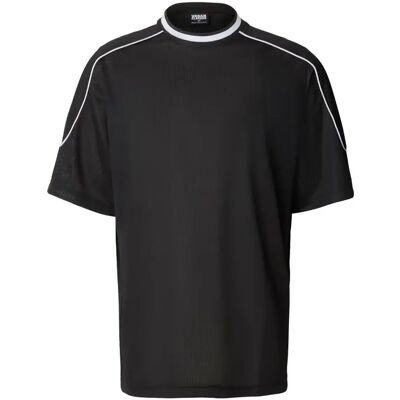 Oversized Mesh Shirt Urban Classics Piping Noir S Oversized Mesh Shirt Urban Classics Piping Noir S