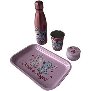 Fles met beker en een rechthoekig dienblad Lyo Lilo & Stitch Angel Disney Violet 500 ml Fles met beker en een rechthoekig dienblad Lyo Lilo & Stitch Angel Disney Violet 500 ml