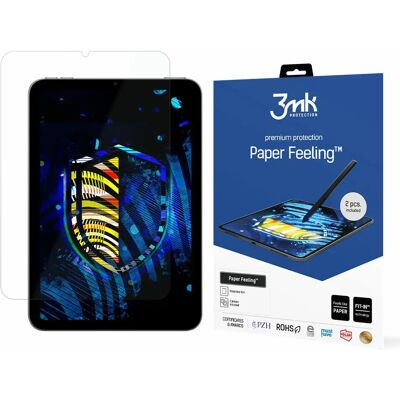 3MK PaperFeeling iPad Mini 2021 - Behuizingscherm, 2 stuks 3MK PaperFeeling iPad Mini 2021 - Behuizingscherm, 2 stuks