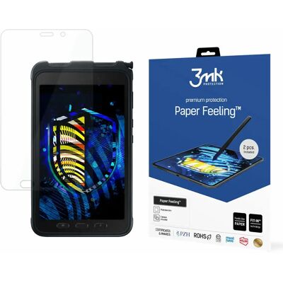 Hybride glas 3MK Samsung Galaxy Tab Active 3 Paper Feeling™ Blanc 8,3" Hybride glas 3MK Samsung Galaxy Tab Active 3 Paper Feeling™ Blanc 8,3"