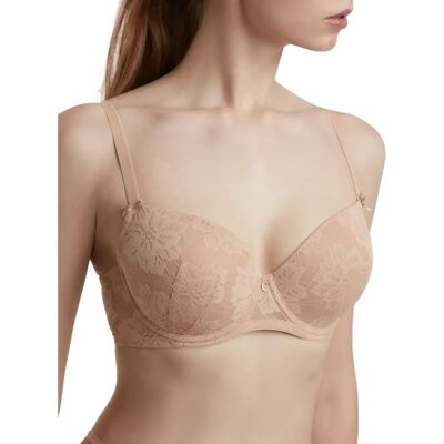 Voorgevormde damesbeha Conte Elegant Eva RB3062 Beige 90B Voorgevormde damesbeha Conte Elegant Eva RB3062 Beige 90B