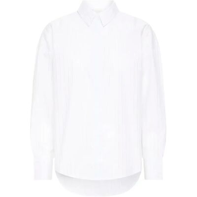 Vrouwenblouse Ichi IHKay Lurex Blanc 34 Vrouwenblouse Ichi IHKay Lurex Blanc 34