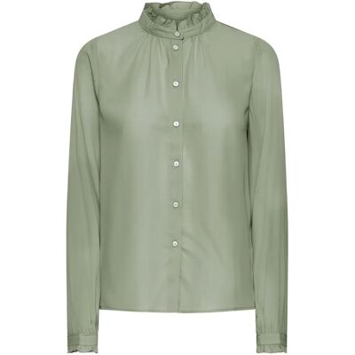 Vrouwenblouse Ichi Sigga Vert 34 Vrouwenblouse Ichi Sigga Vert 34