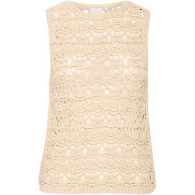 Damestanktop Ichi Anpers Beige XL Damestanktop Ichi Anpers Beige XL
