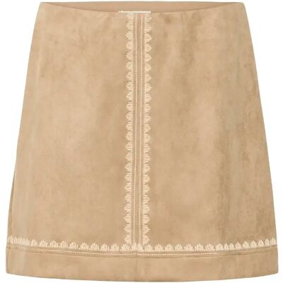 Vrouwenrok Ichi Effano Beige 34 Vrouwenrok Ichi Effano Beige 34