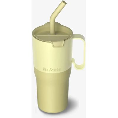 Isolerende beker met deksel en rietje Klean Kanteen Flip Jaune 769 ml Isolerende beker met deksel en rietje Klean Kanteen Flip Jaune 769 ml