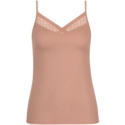 Dames singlet zonder beugels Lisca Opal Beige 2XL Dames singlet zonder beugels Lisca Opal Beige 2XL