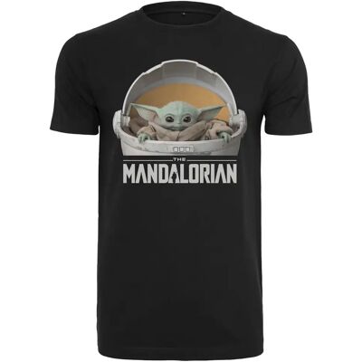 T-shirt Urban Classics baby yoda mandalorian logo Noir M T-shirt Urban Classics baby yoda mandalorian logo Noir M