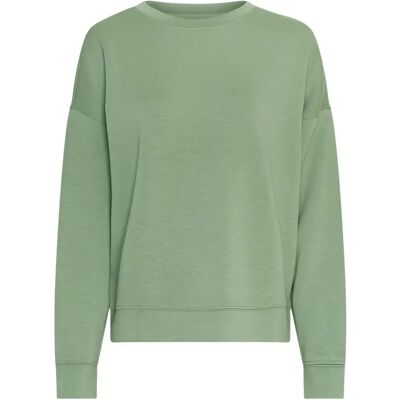 Dames sweatshirt Moss Copenhagen Ima Q Vert M/L Dames sweatshirt Moss Copenhagen Ima Q Vert M/L