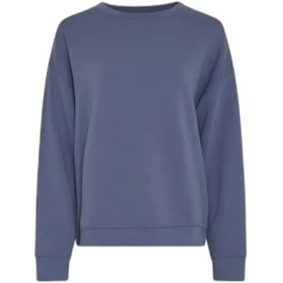 Dames sweatshirt Moss Copenhagen Ima Q Bleu L/XL Dames sweatshirt Moss Copenhagen Ima Q Bleu L/XL