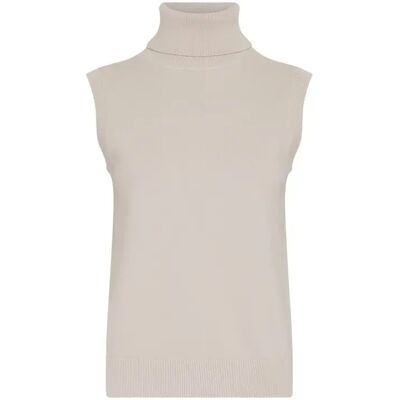 Damesgilet Moss Copenhagen HIsabis R Beige L/XL Damesgilet Moss Copenhagen HIsabis R Beige L/XL