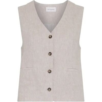 Damesgilet Moss Copenhagen Viana Ginia Beige XL Damesgilet Moss Copenhagen Viana Ginia Beige XL