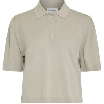 Damespolo Moss Copenhagen Terine Beige L/XL Damespolo Moss Copenhagen Terine Beige L/XL