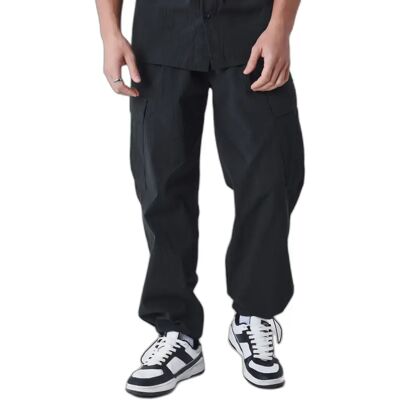 Kreukelbroek met zakken Project X Paris Noir S Kreukelbroek met zakken Project X Paris Noir S