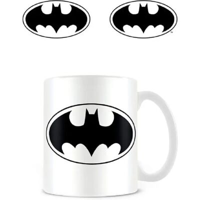 Mok Pyramid DC Comics Batman Logo Blanc 315 ml Mok Pyramid DC Comics Batman Logo Blanc 315 ml