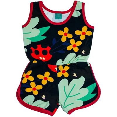 Korte meisjesjumpsuit Raspberry Republic Anthill UV50+ Noir 6/7 ans Korte meisjesjumpsuit Raspberry Republic Anthill UV50+ Noir 6/7 ans