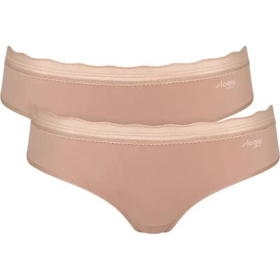 Damesslipjes Sloggi Go Blush (x2) Marron S Damesslipjes Sloggi Go Blush (x2) Marron S