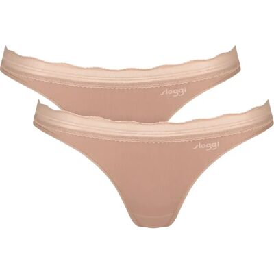 Damesslipjes Sloggi Go Blush Mini (x2) Marron M Damesslipjes Sloggi Go Blush Mini (x2) Marron M