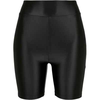 Damesfietsbroeken grote maten Urban Classics Shiny Metalic Noir 2XL Damesfietsbroeken grote maten Urban Classics Shiny Metalic Noir 2XL