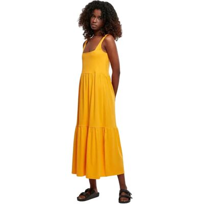 Zomerjurk 7/8 grote maten Urban Classics Valance Orange 5XL Zomerjurk 7/8 grote maten Urban Classics Valance Orange 5XL