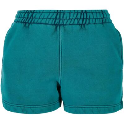 Damesshort Urban Classics Stone Washed Vert XL Damesshort Urban Classics Stone Washed Vert XL