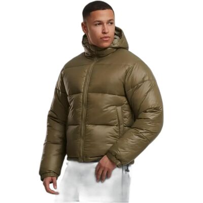 Hooded jacket Urban Classics Shiny Vert 5XL Hooded jacket Urban Classics Shiny Vert 5XL