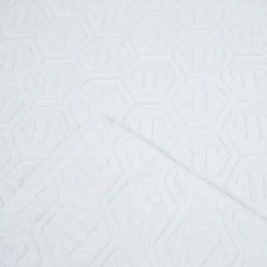 Badhanddoek Philipp Plein Hexagone Blanc 95x150 cm Badhanddoek Philipp Plein Hexagone Blanc 95x150 cm