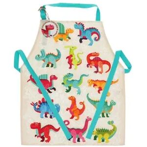 Afneembaar schort voor kinderen Rex London Baby Dinos Blanc 41,2x61x0,5 cm Afneembaar schort voor kinderen Rex London Baby Dinos Blanc 41,2x61x0,5 cm