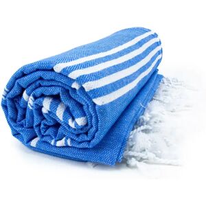 The One Blauw/Wit Hamamhanddoek - Snel Droog, Luxe The One Blauw/Wit Hamamhanddoek - Snel Droog, Luxe